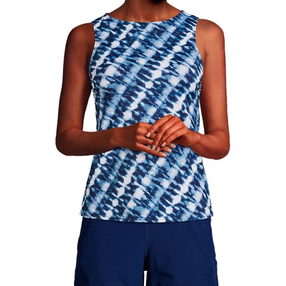 Lands' End High Neck Tankini - Picture 2 of 3